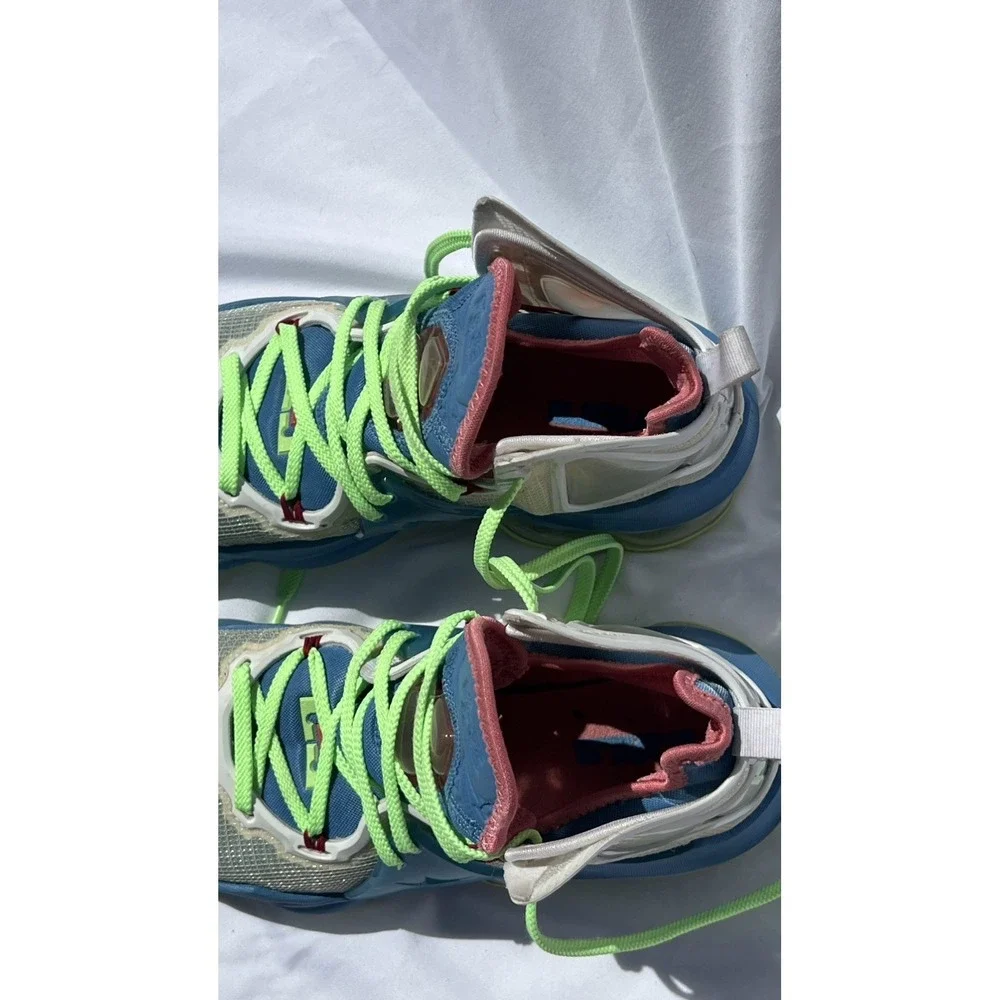 Nike Shoes LeBron XIX 19 GS Dutch Blue Pomegranite‎ Sneakers Sz 5.5 DC9339-400